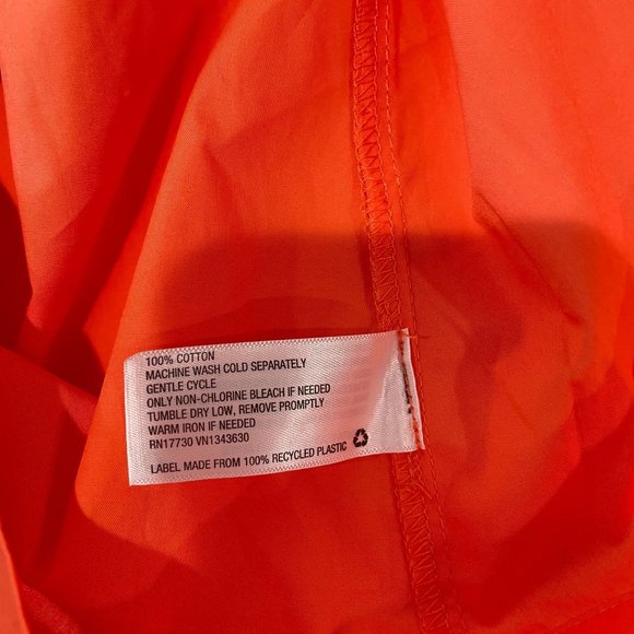 A New Day Womens Dress XXL Midi Tank Top Orange Sleeveless A-Line Sundress New - Picture 6 of 8